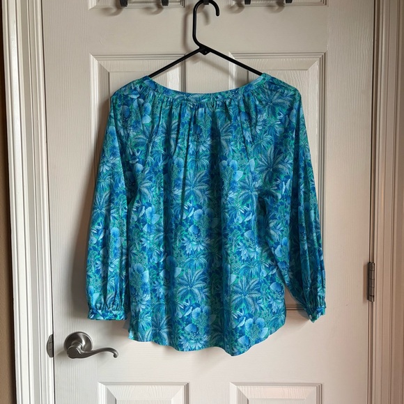 Tommy Bahama 3/4 Sleeve Oversized Top - Picture 6 of 11